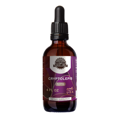 Earth's Love Cryptolepis Alcohol Herbal Extract Tincture - Wildcrafted Sanguinolenta, 4 oz