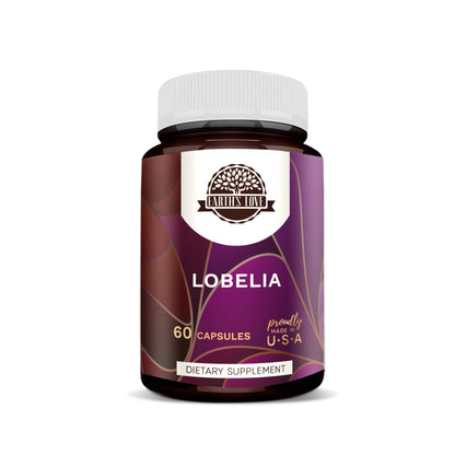 Earth's Love Lobelia 60 Capsules | 500 mg, Responsibly Farmed
