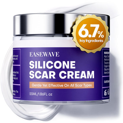 EASEWAVE Silicone Scar Cream – 6.7% Active, Visible in 2 Weeks (55ML)