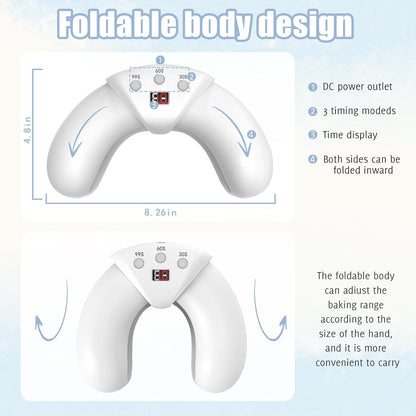 Easheal Nail Fungus LED Device – At-Home Toenail Fungus Treatment for Weak and Damaged Nails