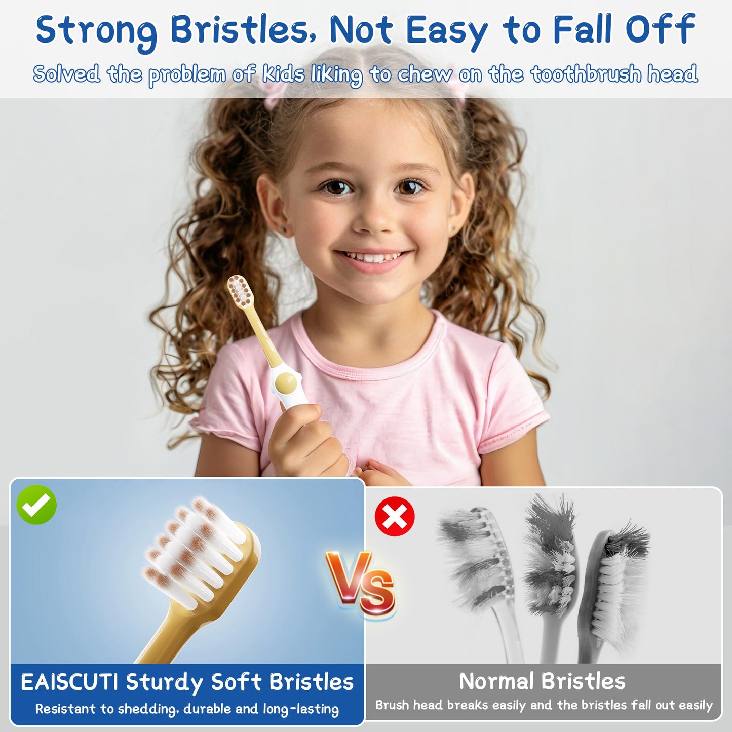 EASICUTI Extra Soft Toddler Toothbrushes 8 Pack - Space Theme Kids Toothbrushes for Ages 2-12 | Baby Toothbrush 12 Months+