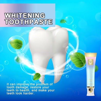 2Pcs Easilyous Bright White Toothpaste – Intensive Whitening & Fresh Breath (100g)