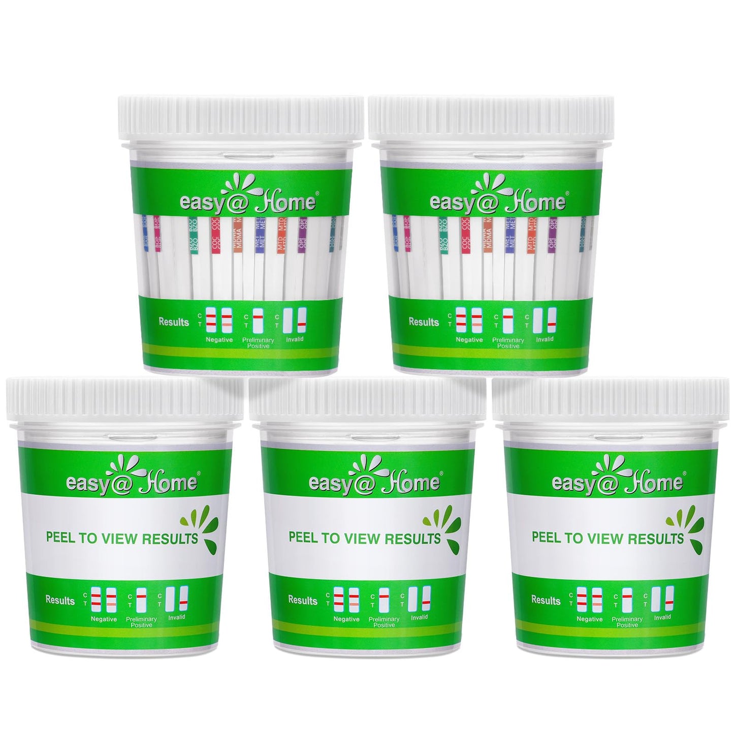 Easy@Home 14-Panel Drug Test Cup – 5 Pack #ECDOA-1144A3