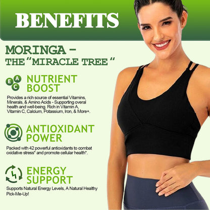 Pure Moringa Oleifera Liquid Drops with Turmeric & Black Pepper – Organic Moringa Supplement for Energy, Immunity, Skin, Joints & Gut