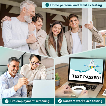 Easy@Home Marijuana Urine Drug Test Kit 15-Pack – THC Home Testing with 50 ng/mL Cutoff (#EDTH-114)