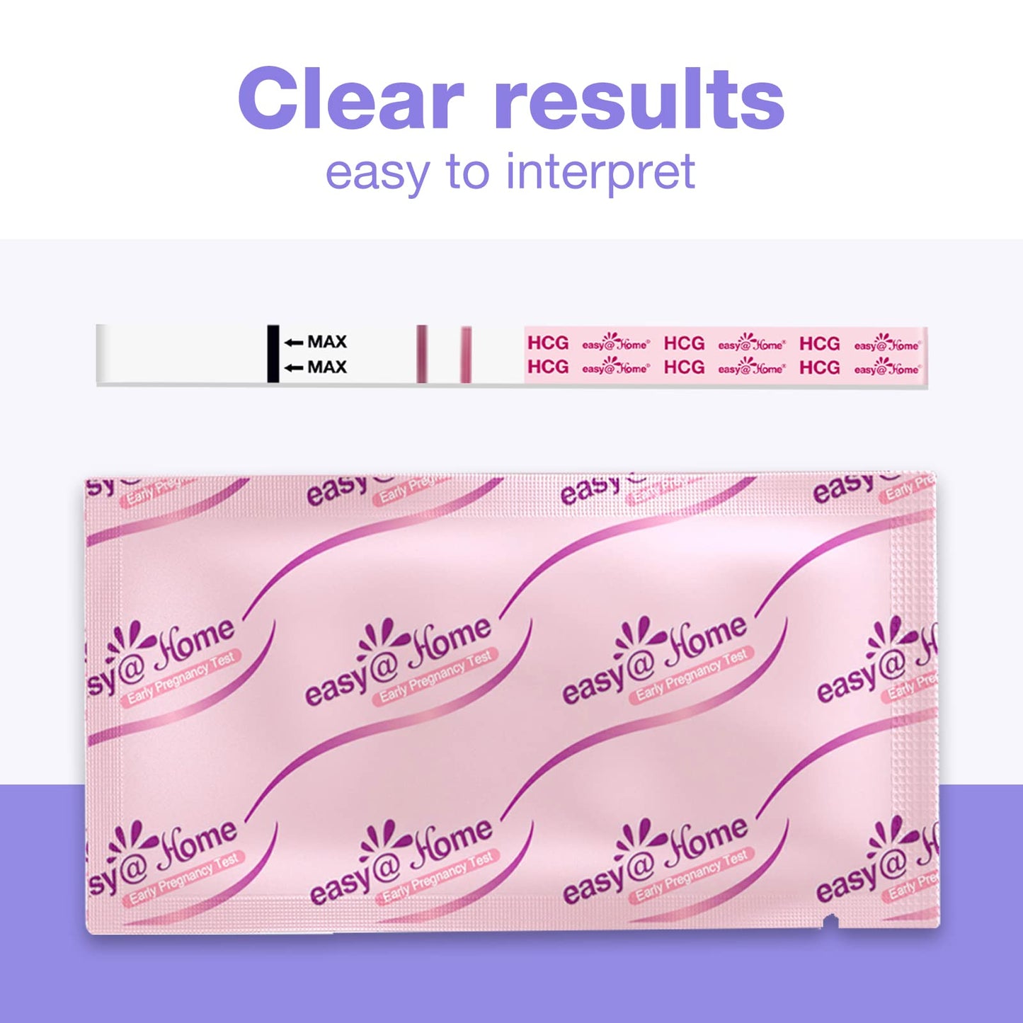 Easy@Home Ovulation & Pregnancy Test Strips Combo Kit (100 LH + 20 HCG)