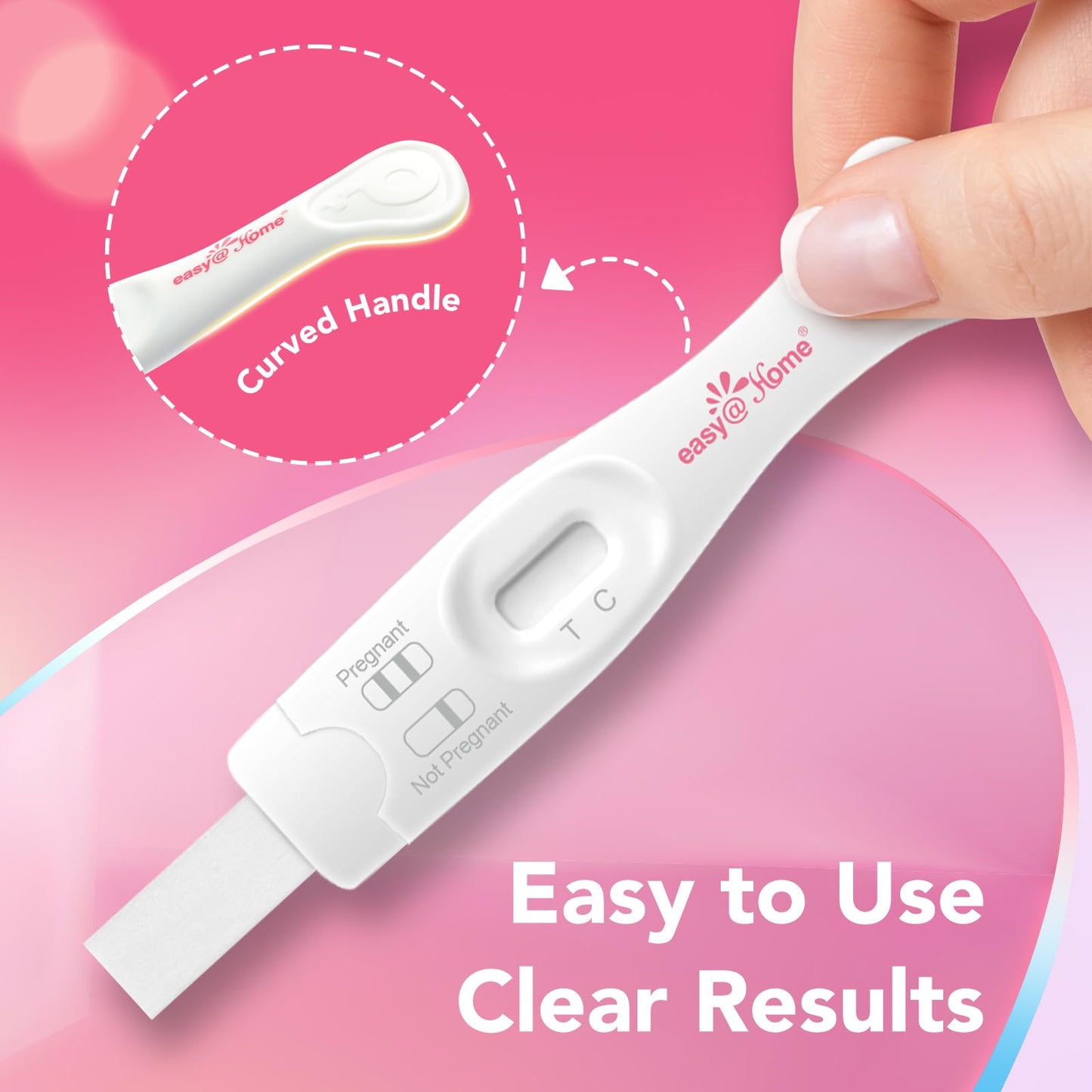 Easy@Home Pregnancy Test Sticks – Early Detection & At-Home Accuracy (6 Sticks + 12 Strips)
