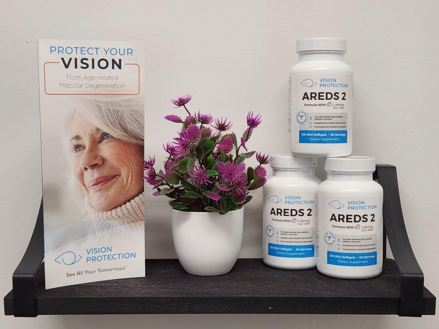 Vision Protection AREDS 2 Eye Vitamin & Mineral Supplement – Lutemax 2020 (120 Mini Softgels)