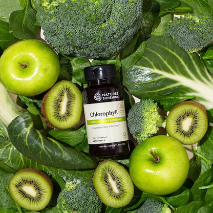 Nature's Sunshine Chlorophyll 60 Softgel Capsules – Digestion, Immunity & Detox Support