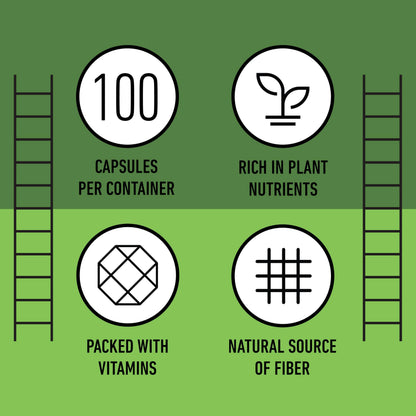 Pure Alfalfa Leaf Capsules 450mg - 100 Vegan, Organic | Complete Natural Products