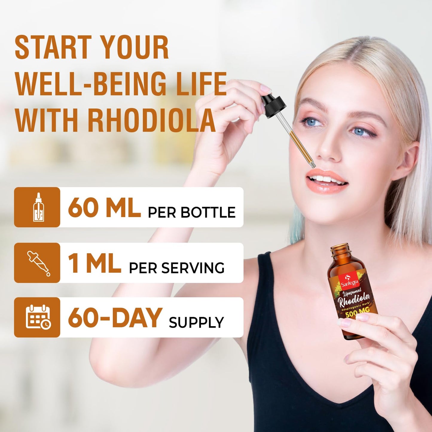 57,000 MG Liposomal Rhodiola Rosea with Ashwagandha – High-Absorption Liquid (60 ml)