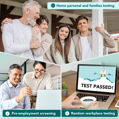 Easy@Home 5-Panel Urine Drug Test Kit (5 Pack) – THC/Marijuana, Cocaine, OPI, AMP, BZO – At-Home Test – 5 Minute Results EDOAP-754