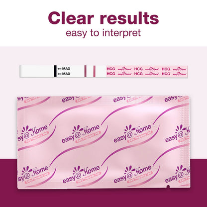 Easy@Home 60 Pregnancy Tests: Early Detection Precise Results Pregnancy Test Strips - Bulk Pregnancy Strips - 60 hCG Test Strips