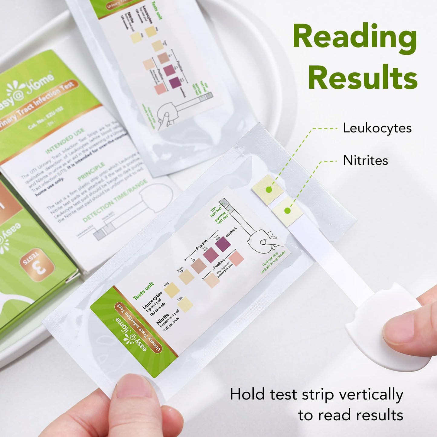Easy@Home UTI Test Strips 6 Pack – Leukocytes & Nitrites (Women)