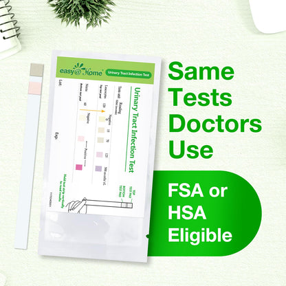 Easy@Home UTI Test Strips (UTI-10P) – 10 Pouch, FSA Eligible