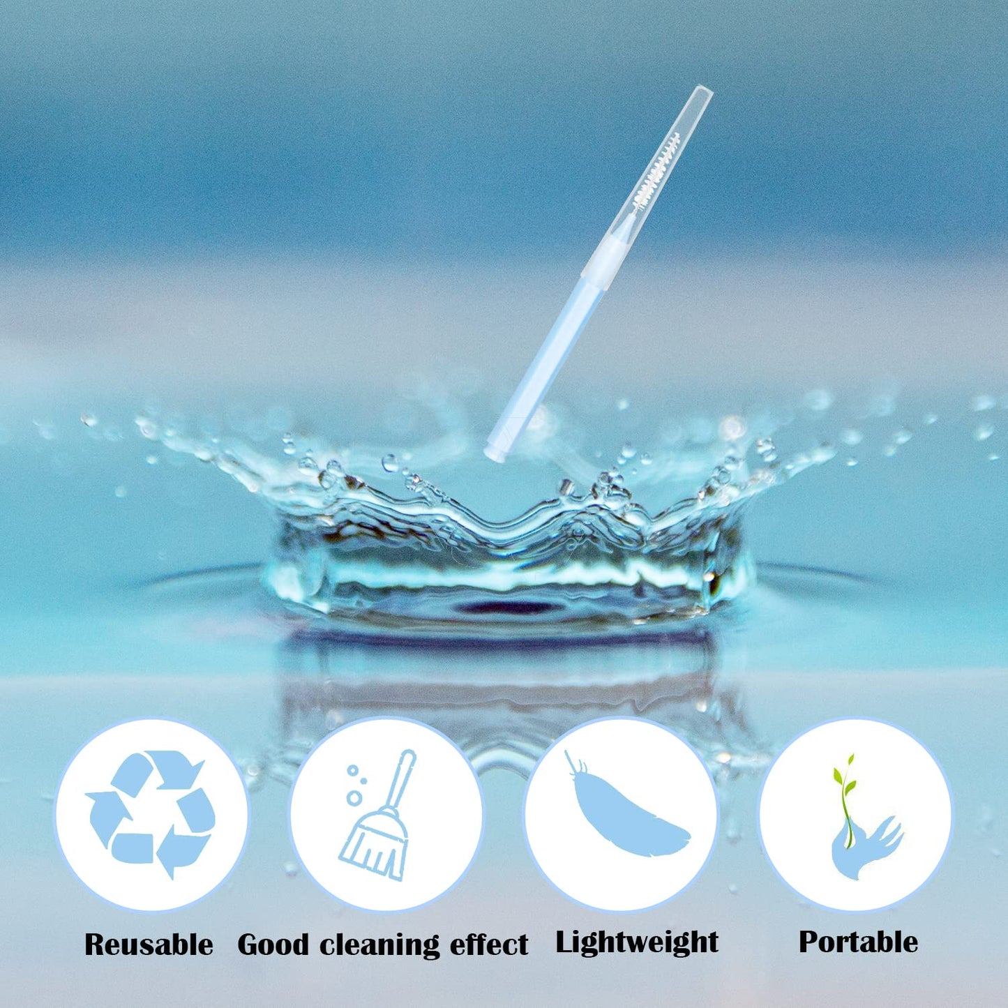 EasyHonor Braces Brush – Interdental Toothpick Flosser, 75pcs, 5 Colors