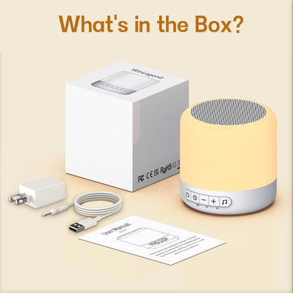 Easysleep Sound Machine for Baby & Nursery — 30 Sounds, 12 Night Lights, App Control