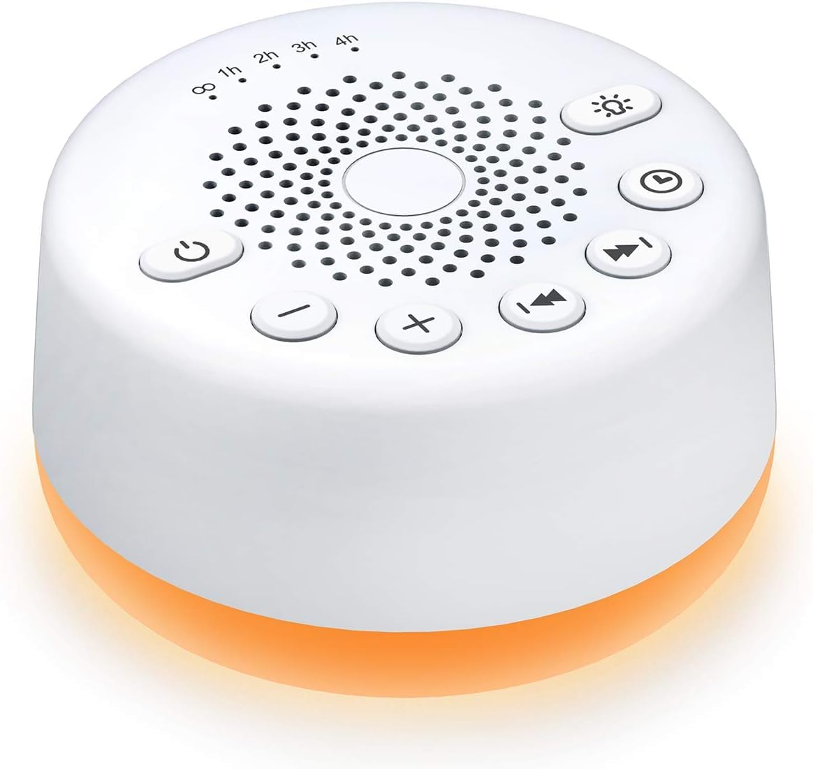 Easysleep White Noise Machine – 25 Sounds, Night Lights, Memory, USB/AC Power