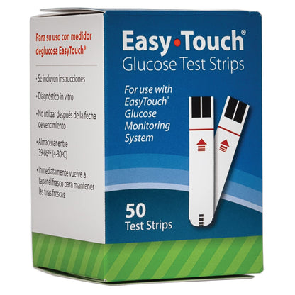 EasyTouch Glucose Test Strips, 150 Ct — Fast 5-Second Readings for Home Testing