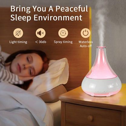 Ebooine Smart Aromatherapy Diffuser & Humidifier - 350ML, App Control, Whisper-Quiet LED Mood Lighting