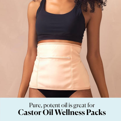 Sky Organics Castor Oil Organic – Volumizing Hair Oil for Scalp, Lashes & Brows | Cold-Pressed, 16oz, 2 Pack