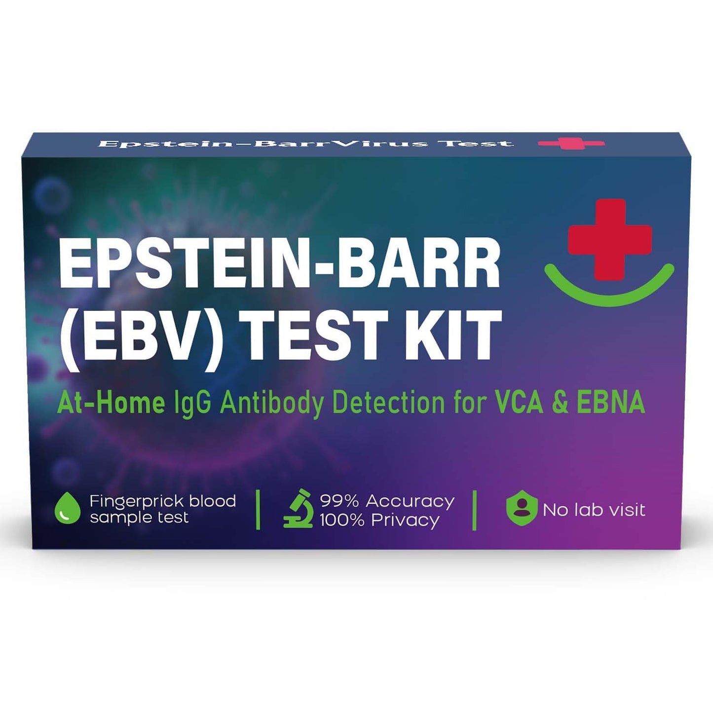 Epstein Barr EBV At-Home Test Kit – IgG VCA & EBNA | 15-Minute Result