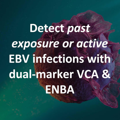 Epstein Barr EBV At-Home Test Kit – IgG VCA & EBNA | 15-Minute Result
