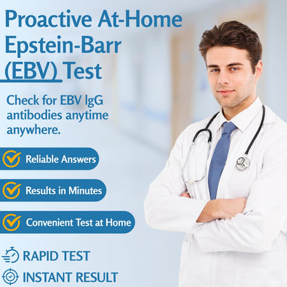 Epstein-Barr (EBV) At-Home Test Kit — No Lab Visit | IgG to VCA & EBNA | Finger-Prick