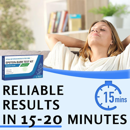 Epstein-Barr (EBV) At-Home Test Kit — No Lab Visit | IgG to VCA & EBNA | Finger-Prick