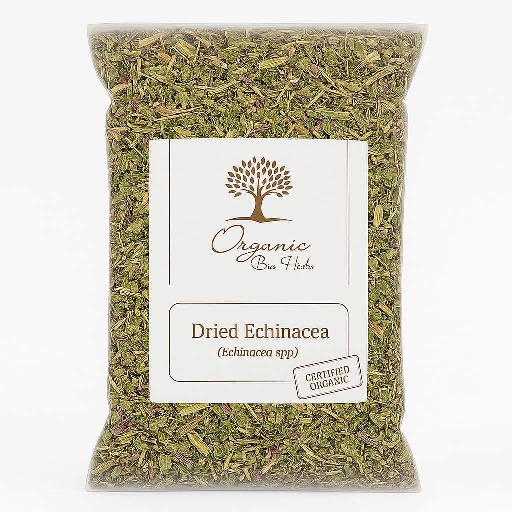 Organic Bio Herbs Echinacea Dried Flowers – 2 oz, 100% Natural, Non-GMO