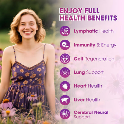 Lymphatic Drainage Drops Supplement - Immune Support, Detox, Liver Health (2 Oz) | Vegan & Non-GMO