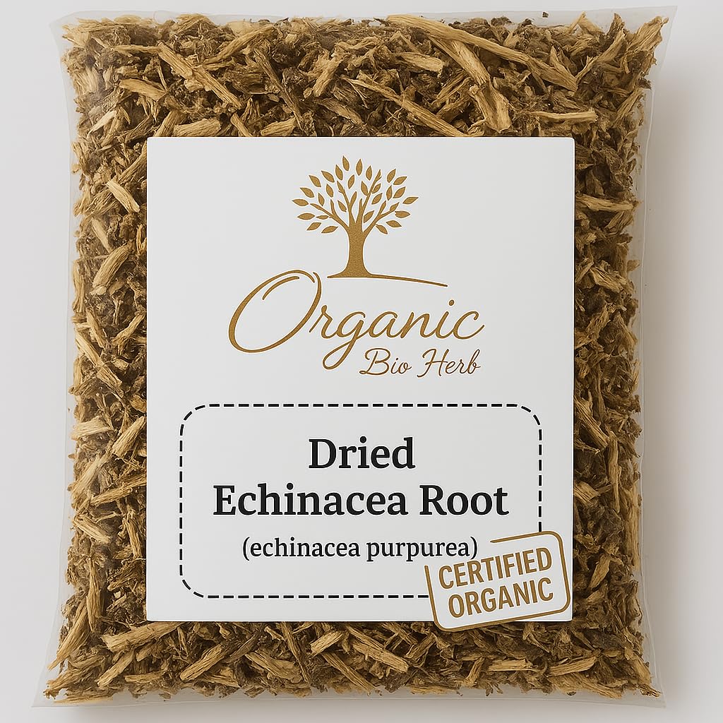 Organic Bio Herbs Dried Echinacea Root – Premium Echinacea Purpurea