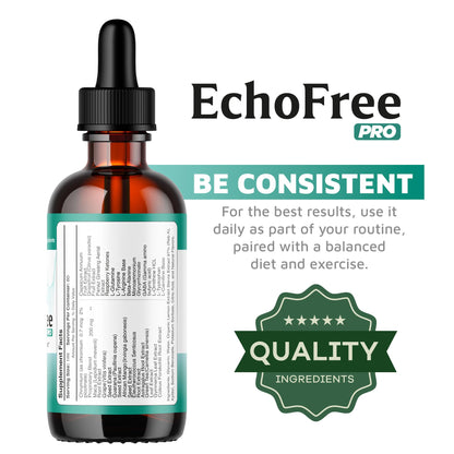 Echo Free Drops 2 Pack: Pro Ear Health Liquid Drops