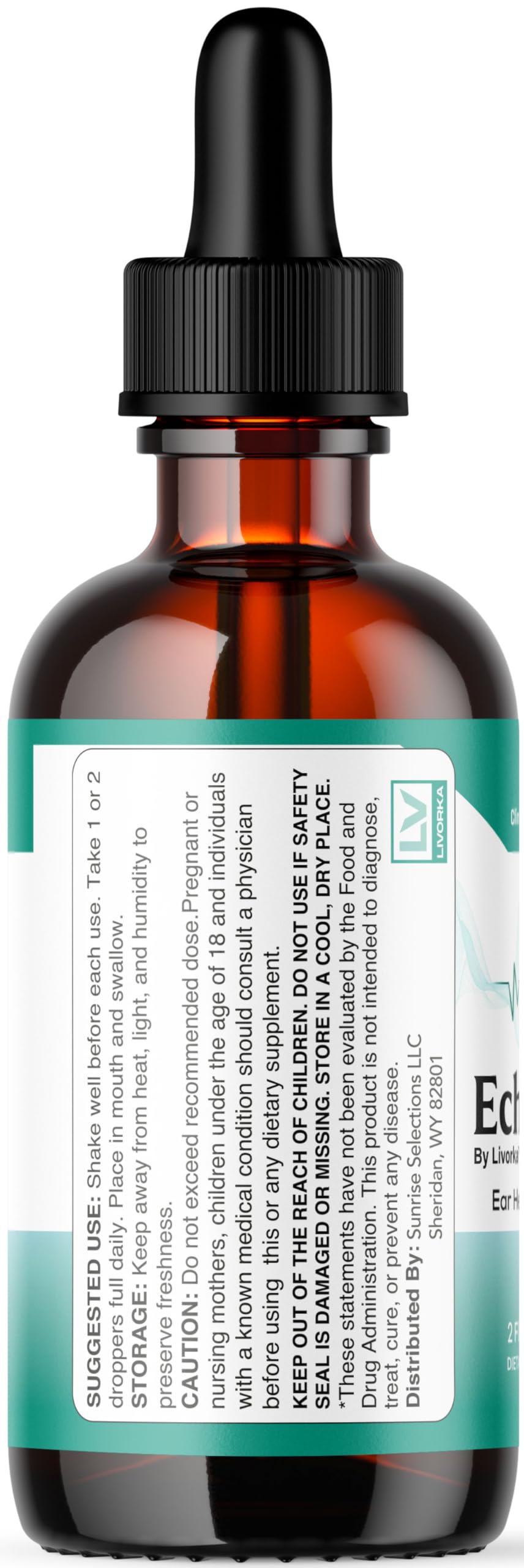 Echo Free Drops 2 Pack: Pro Ear Health Liquid Drops