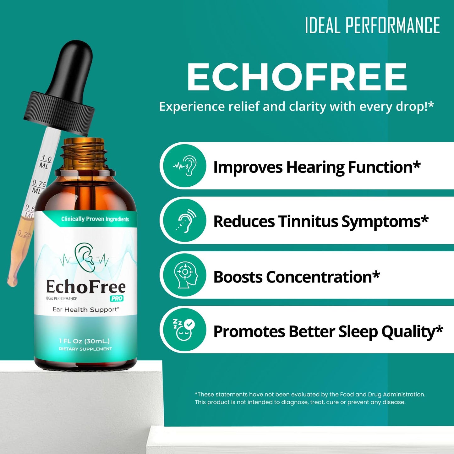 Echo Free Tinnitus Drops | Tinnitus Relief & Ear Health