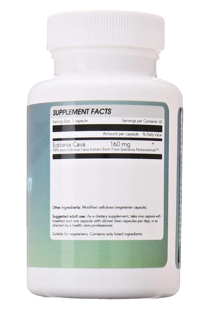 Ortho Nutrition Ecklonia Cava Extract - 99% Purity, 50% Polyphenols, 320mg Daily Serving, 60 Capsules