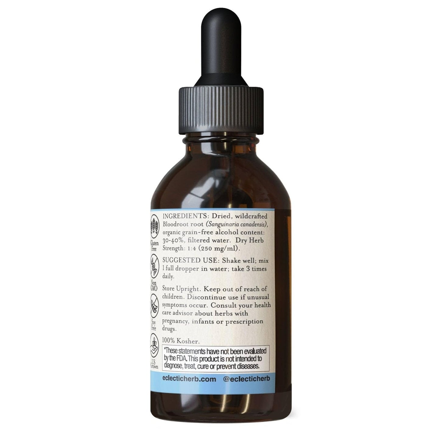 Eclectic Bloodroot, 2 Ounce | Immune Support Herbal Supplement