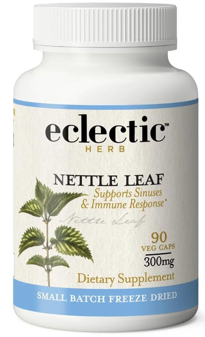 Eclectic Nettles Leaf Freeze Dried Vegetables, Blue, 90 Count