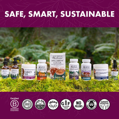 Host Defense Turkey Tail Capsules - 240 ct (Two 120 ct) - Immune & Digestive Health