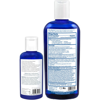 Eco-Dent Oral Care Bundle: Baking Soda Tooth Powder & Mouthwash, 2-Piece