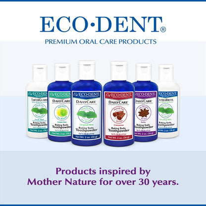 Eco-Dent DailyCare Baking Soda Toothpowder, Anise – SLS & Fluoride-Free
