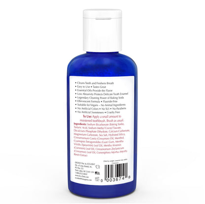 Eco-Dent DailyCare Baking Soda Toothpowder – Cinnamon, Fluoride-Free, 2 oz