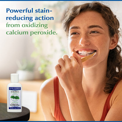 Eco-Dent ExtraBrite Mint Tooth Powder – SLS & Fluoride-Free Whitening Alternative