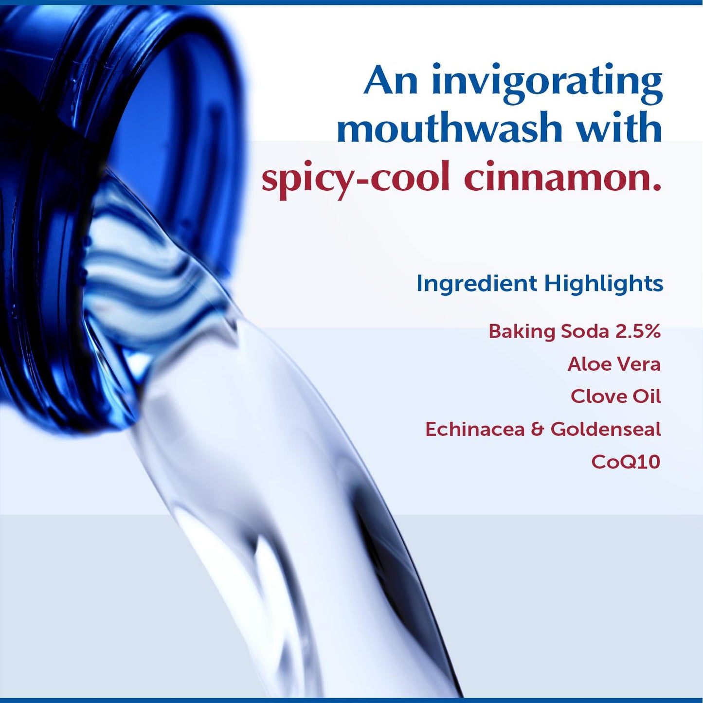 Eco-Dent Alcohol-Free Mouthwash | Cinnamon & Mint | Essential MouthCare