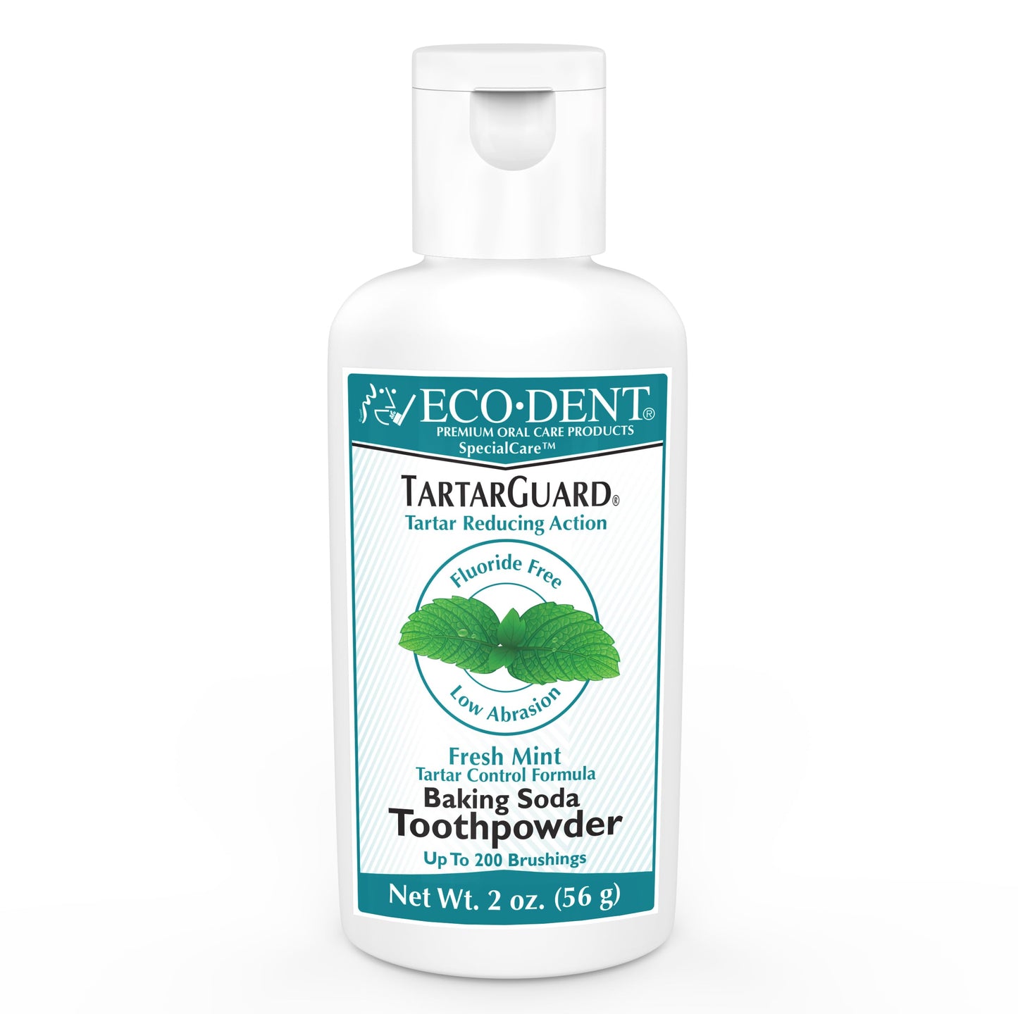 Eco-Dent TartarGuard Toothpowder with DailyRinse – Enzyme Cleaning, SLS-Free, Fluoride-Free