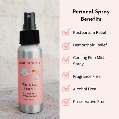 Organic Perineal Massage Oil Spray – Irene Organics (Pregnancy & Postpartum)