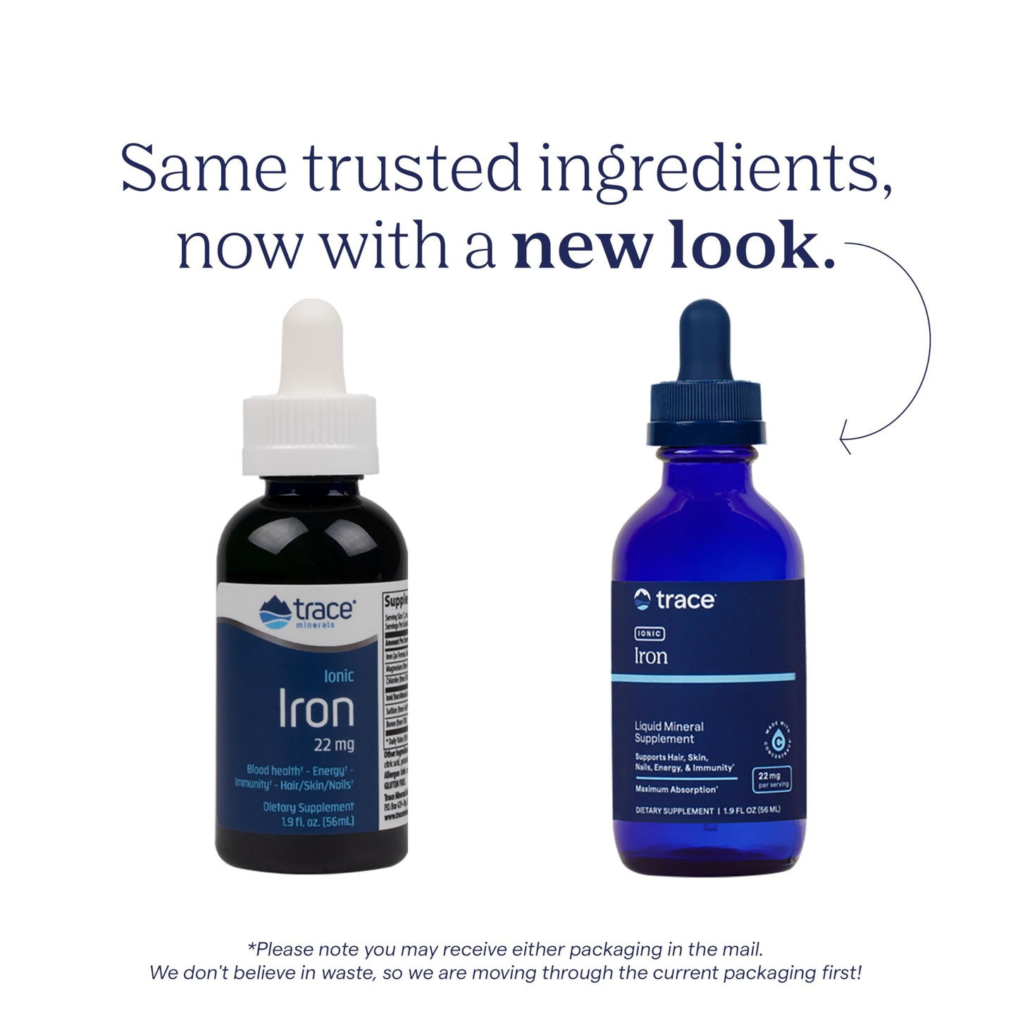 Trace Minerals Ionic Iron 22 mg – Immune Support & Energy (Liquid, 1.9 fl oz)