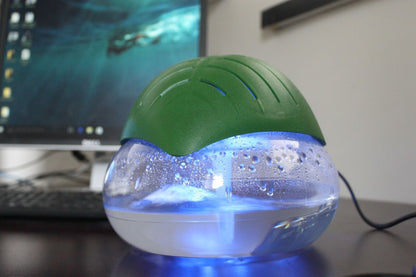 EcoGecko Green Leaf Air Revitalizer - Lavender Oil Diffuser & Room Aromatizer