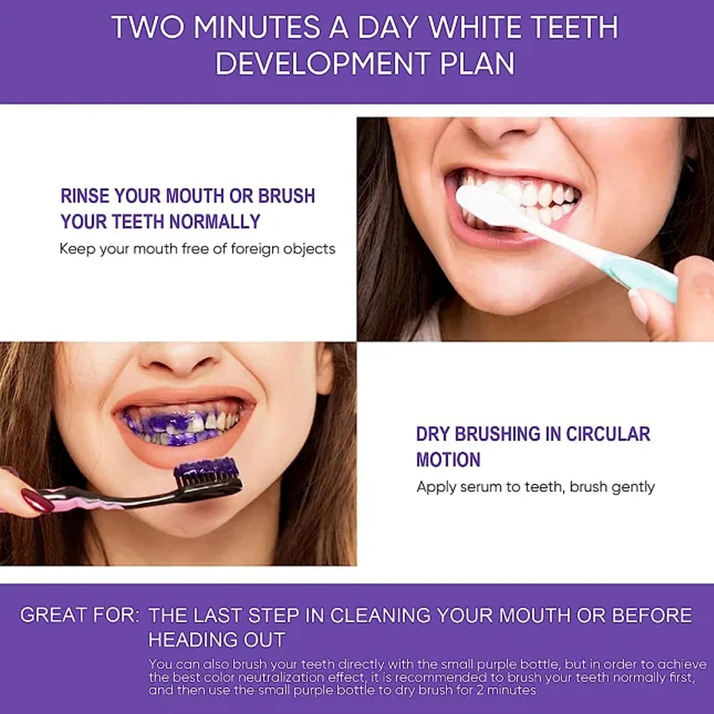 Purple Toothpaste for Teeth Whitening | Color Wheel Whitening 50ml
