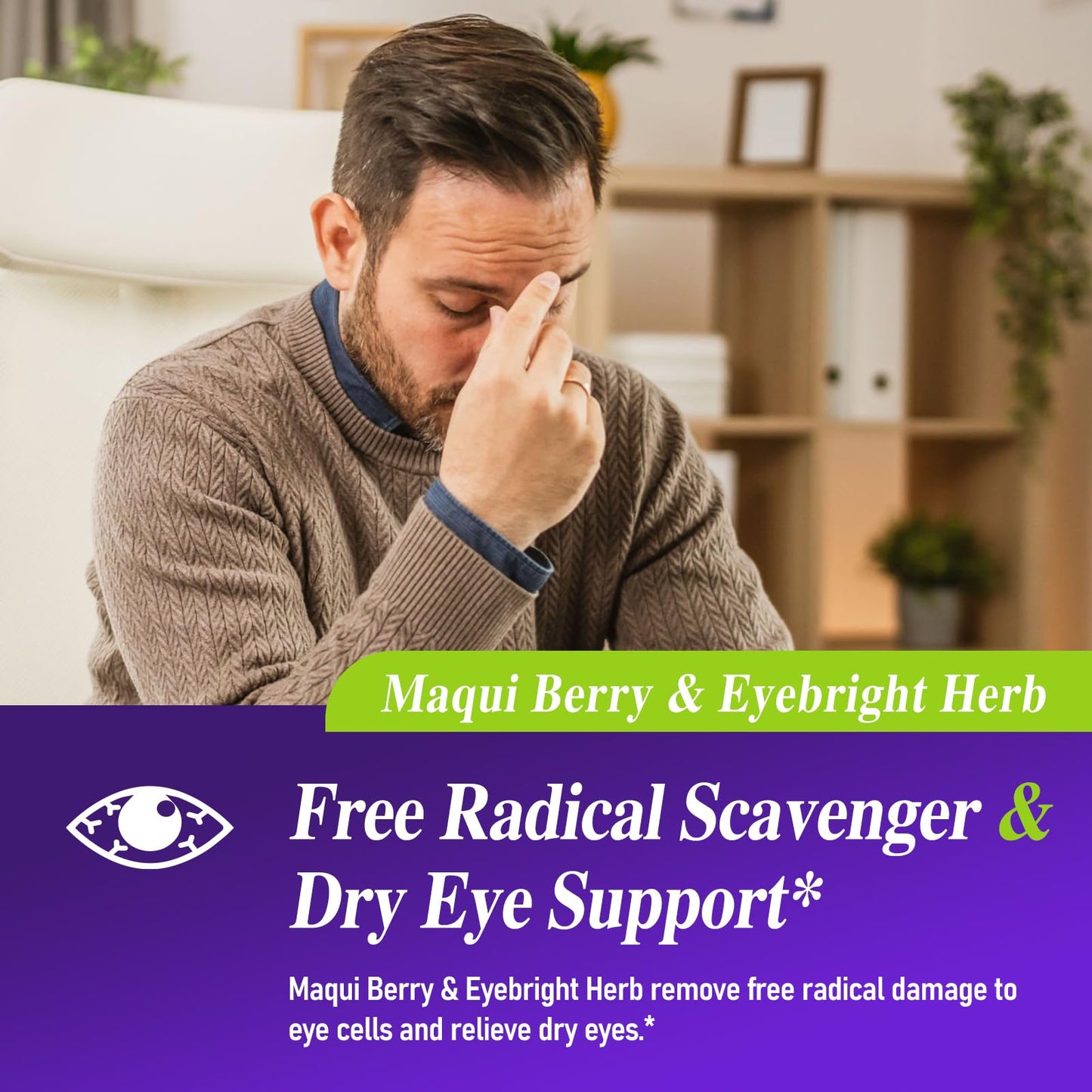 ECOLINIA Maqui Berry Drops – Eye Health, Immune & Dry Eye Support, 2 oz